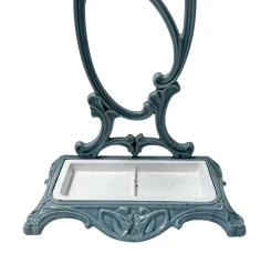 Art Nouveau Enameled Iron Umbrella Stand, 1900s